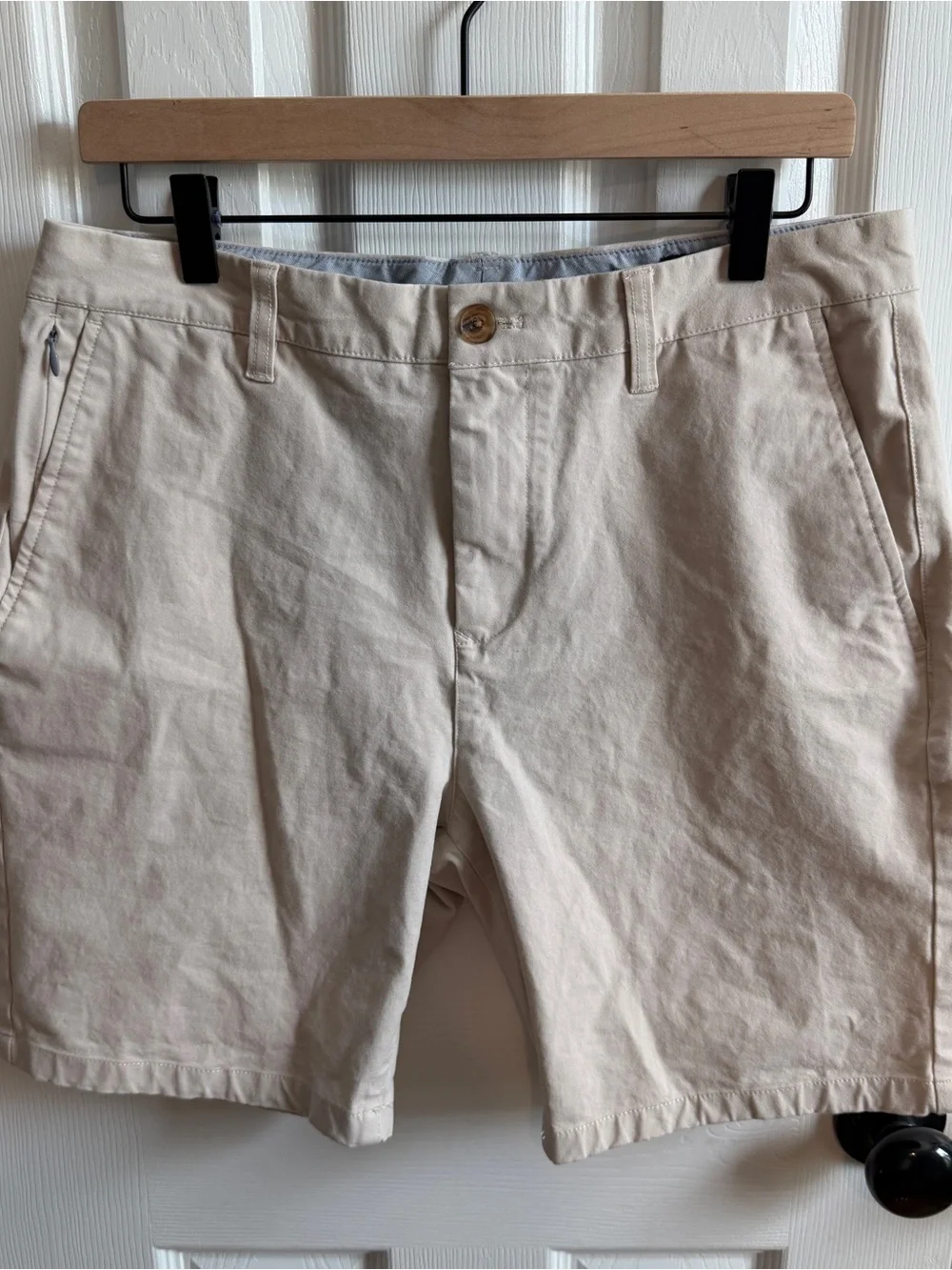 Bonobos Light Stone Flat-Front Shorts